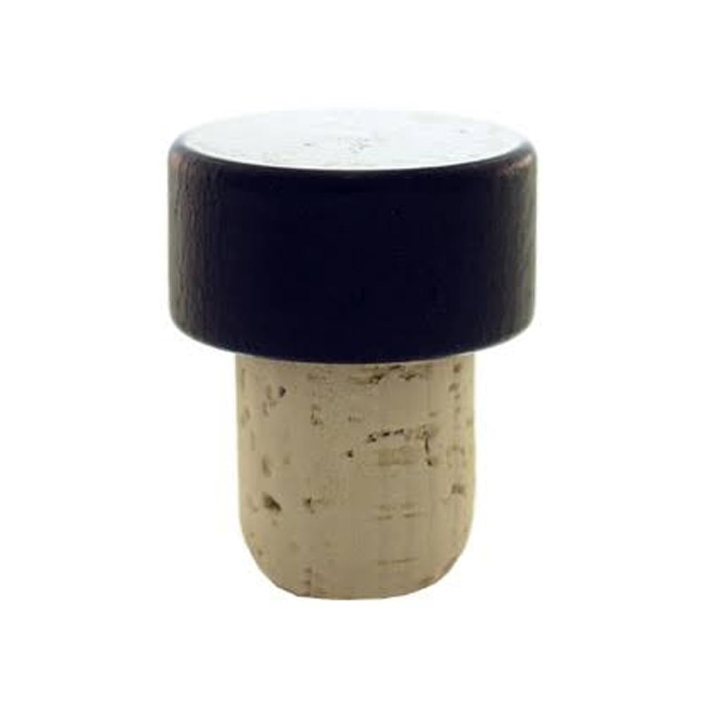 Scheibe Holz Schwarz 19mm Kork-Stopfen - Beutel à 20 Stück