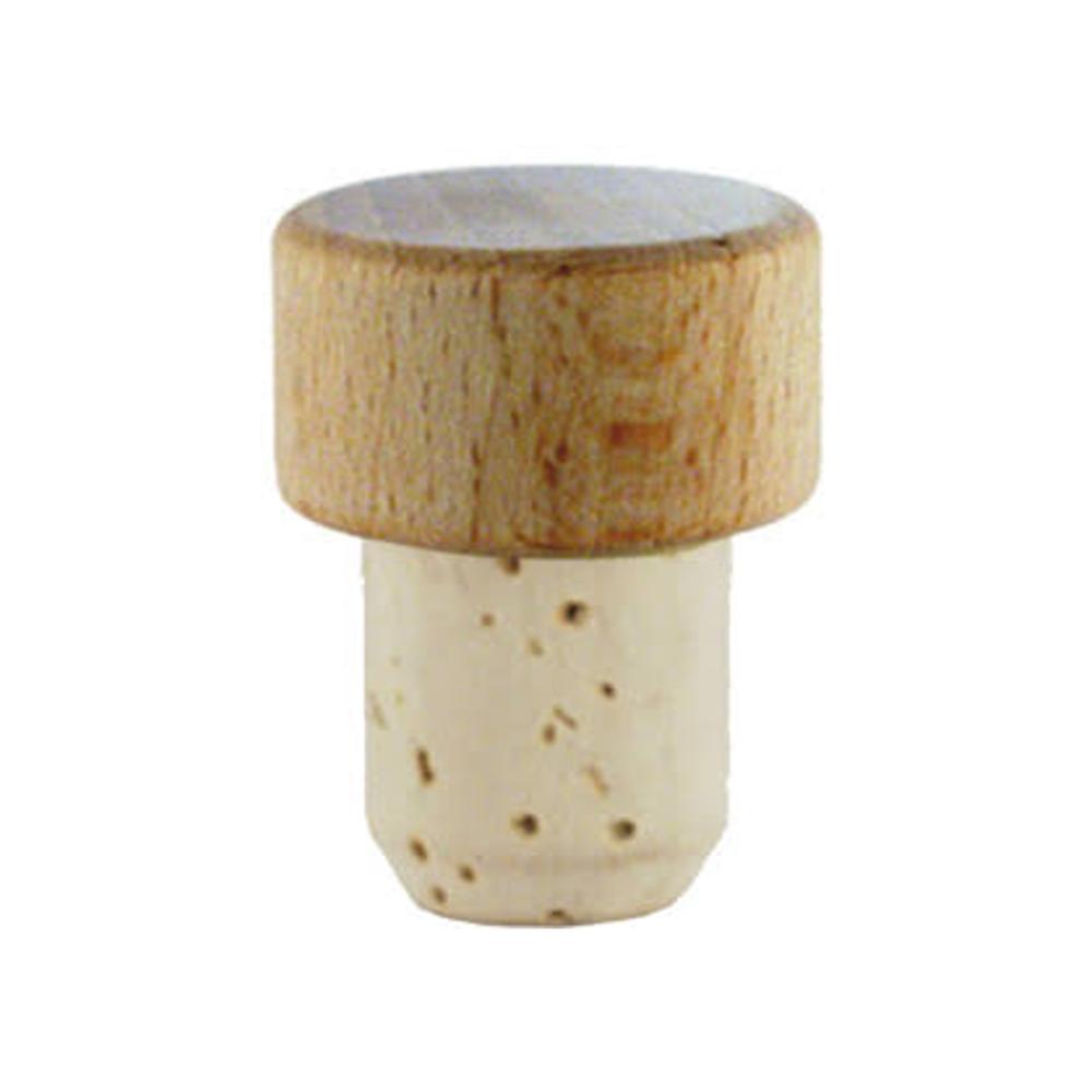 Holzscheibe Natur 19mm Kork - Beutel à 20 Stück