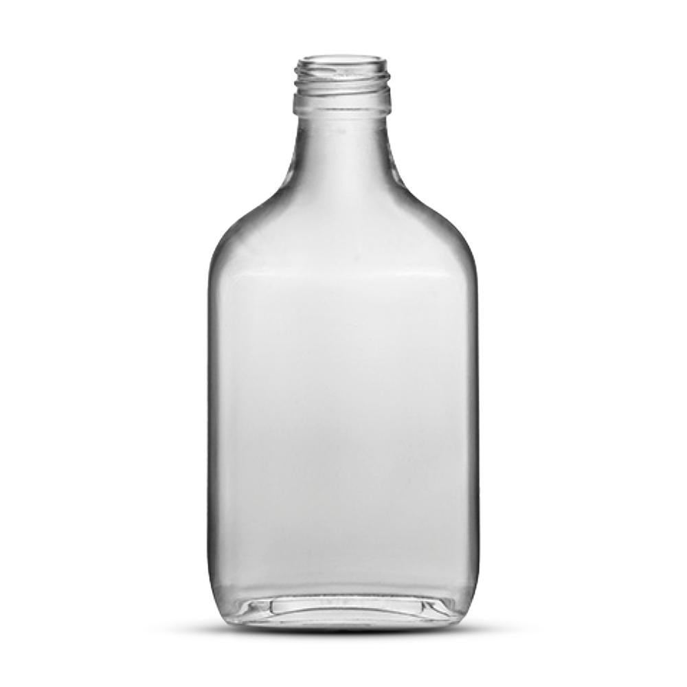 Taschenflasche 200ml weiß PP28 - Karton à 48 Stück