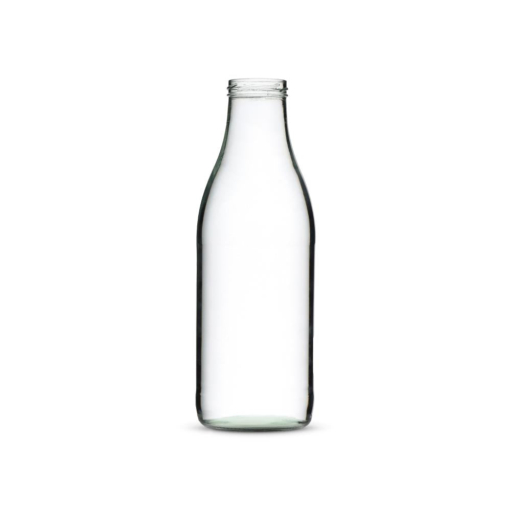 Weithalsflasche 1000ml weiß TO48 - Karton à 32 Stück