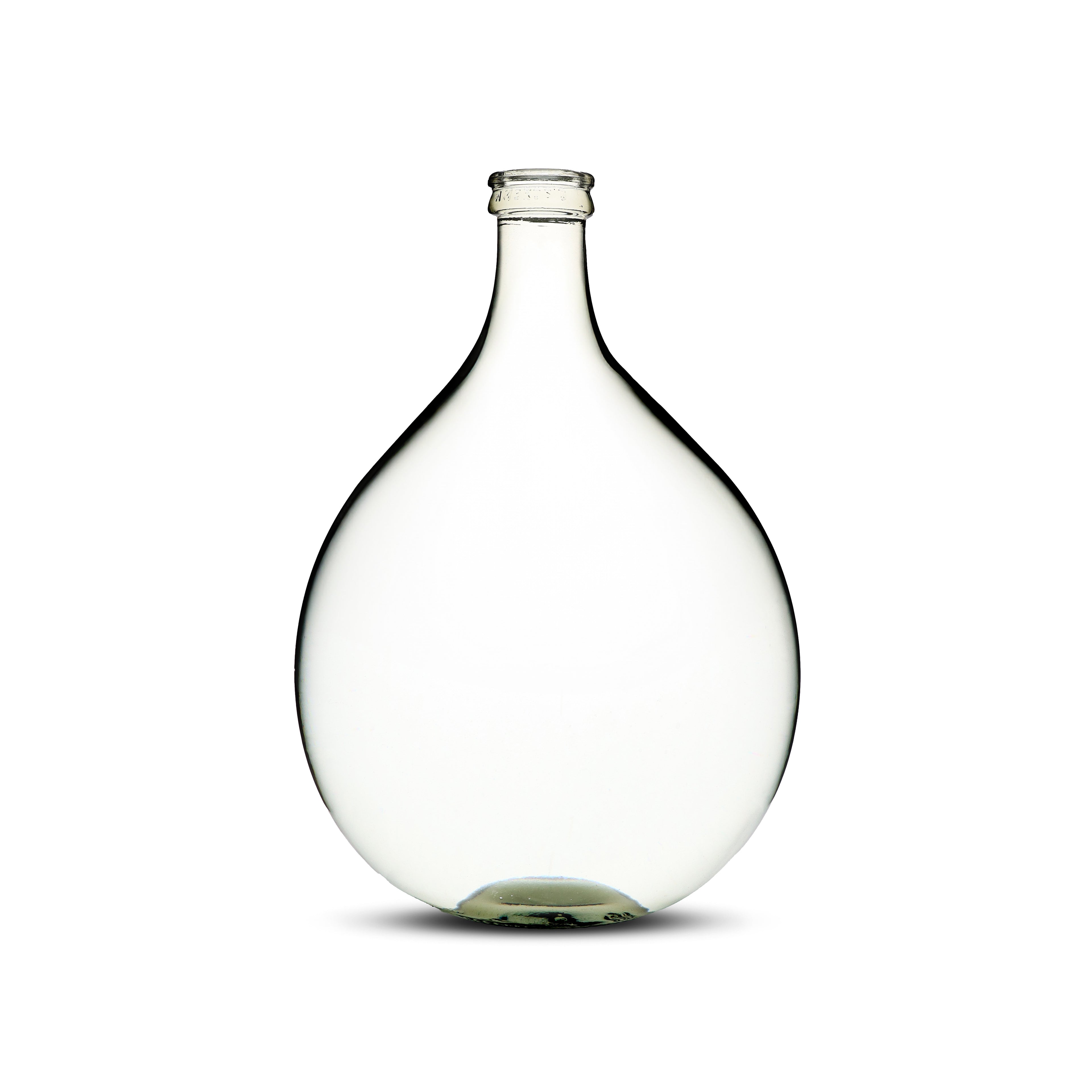 Glasballon 25000ml weiß blank 40mm