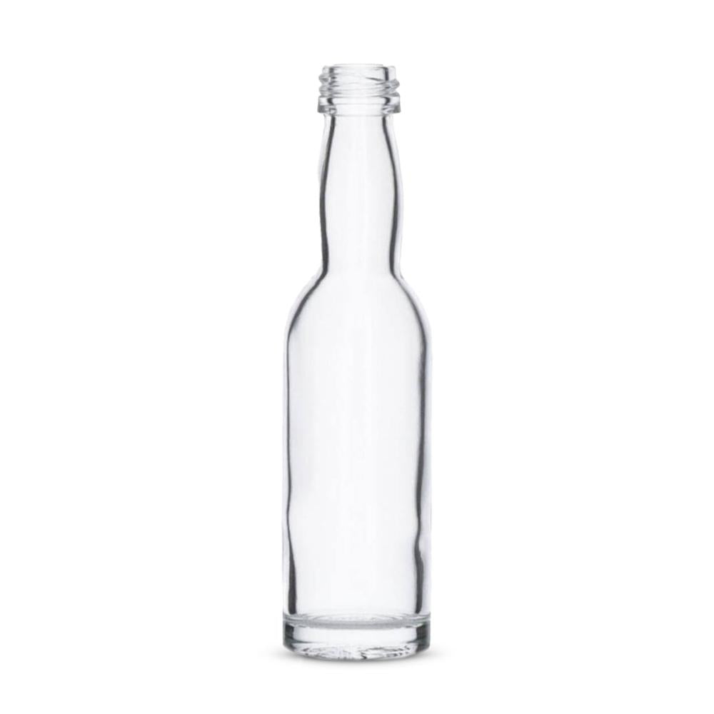 Kropfhalsflasche 40ml weiss PP18 - Karton à 96 Stück