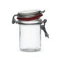 Bügelglas 212ml weiß inkl. Verschluss - Karton à 38 Stück