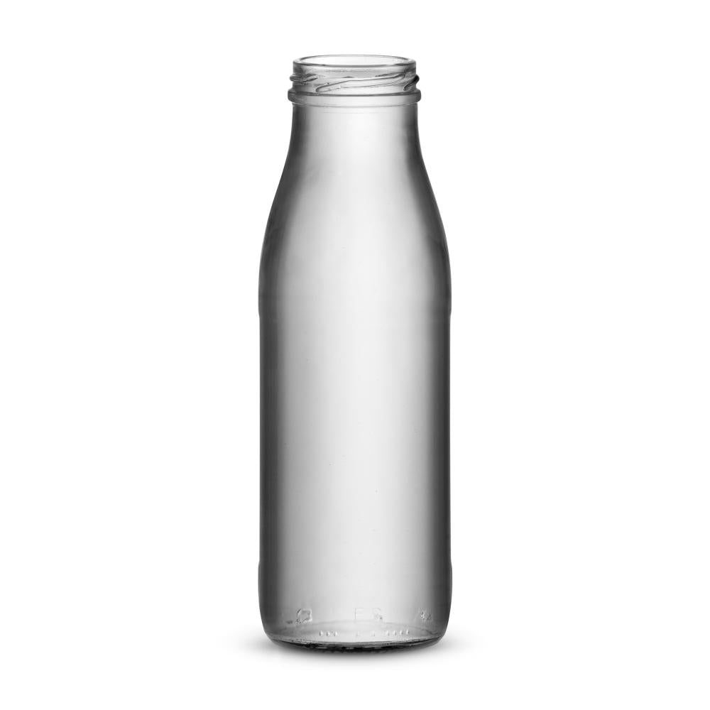 Weithalsflasche 500ml weiß TO48 - Karton à 48 Stück