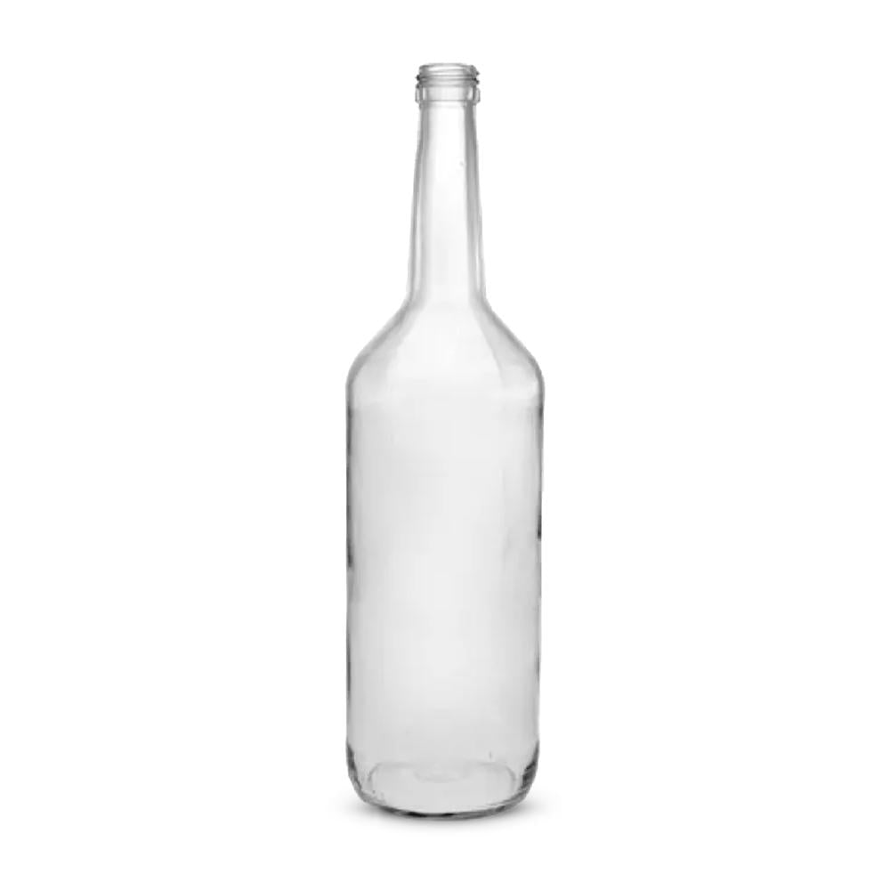 Gradhalsflasche 700ml weiß PP28 - Karton à 30 Stück