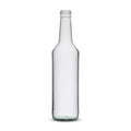 Gradhalsflasche 500ml  weiß PP28 - Karton à 36 Stück