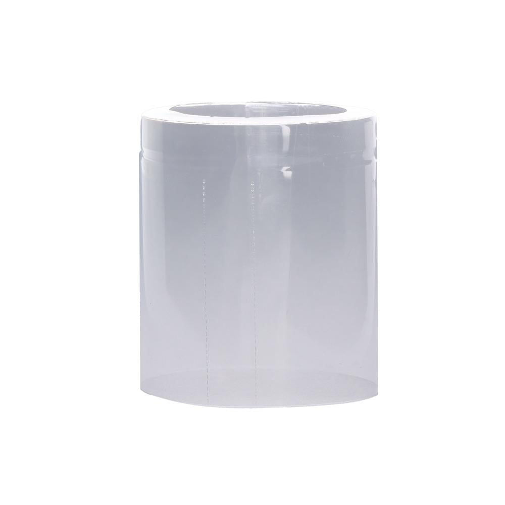 Schrumpfkapsel klar 51x60mm oben offen mit längs Perforation - Stange à 42 Stück
