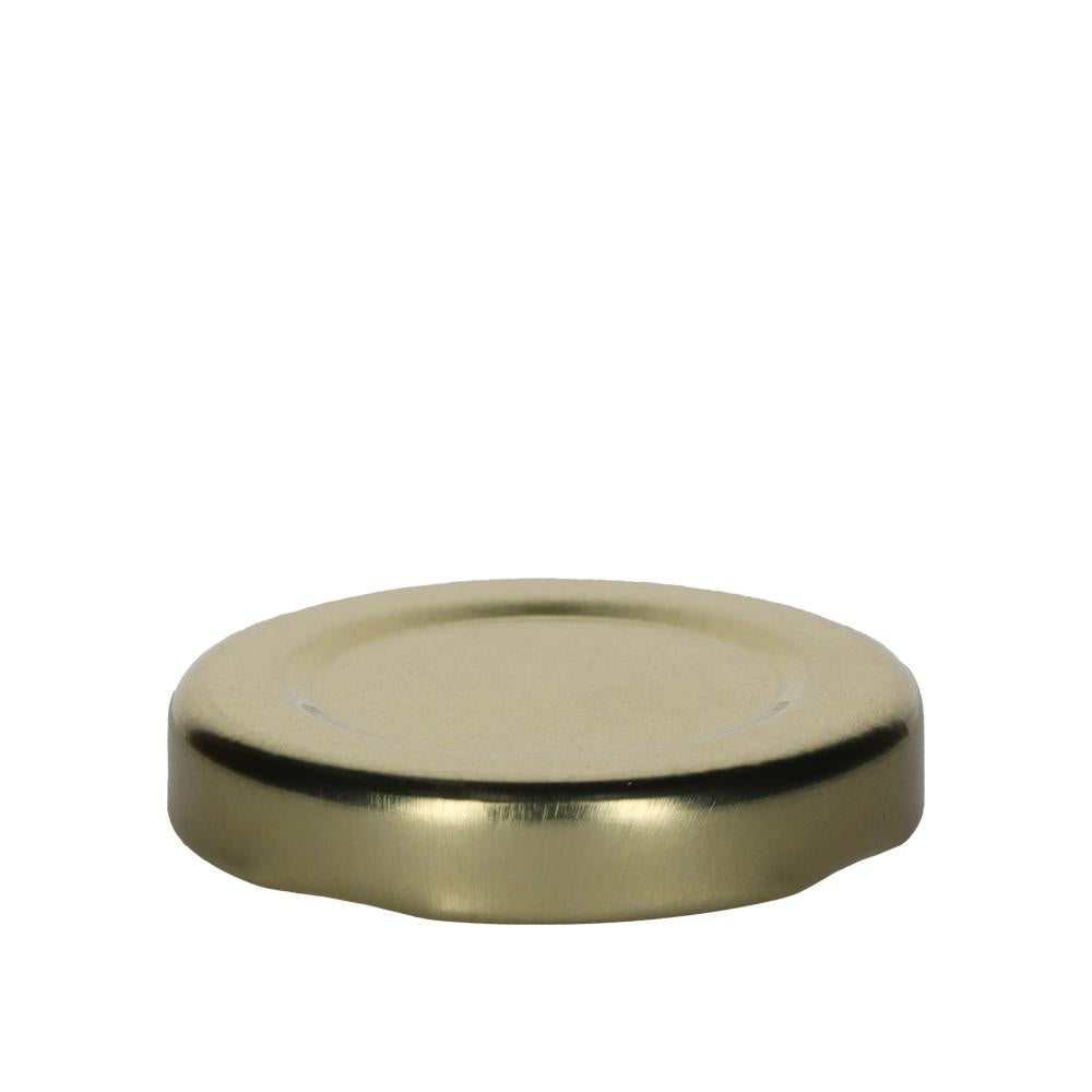 Deckel TO43 gold - ohne Button - Beutel à 100 Stück
