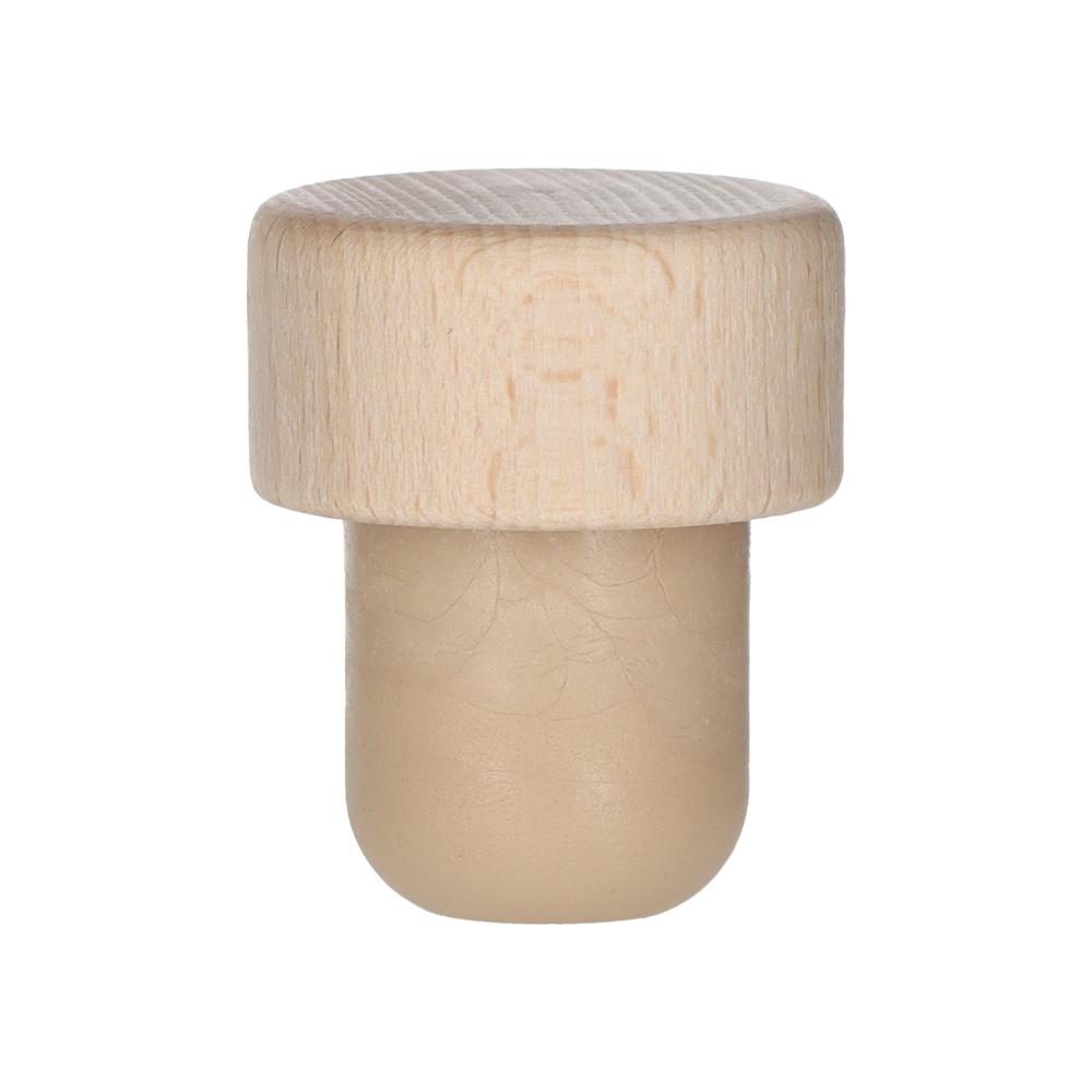Holzgriffkorken Natur Co-inected 19,5mm - Beutel à 100 Stück