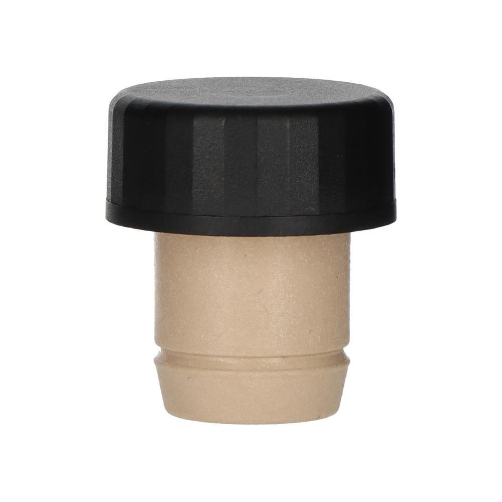 Ausgießer T-Pourer Kunststoffkappe Schwarz 19,5 mm - Beutel à 100 Stück