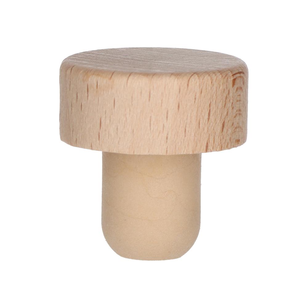 Holzgriffkorken natur Co-injected 18,5mm - Beutel à 100 Stück