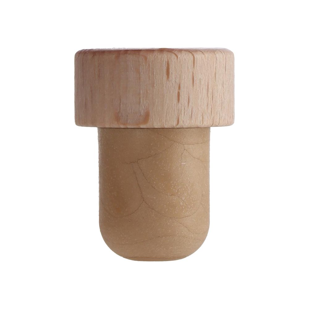 Holzgriffkorken Natur Co-injected 14,0 mm - Beutel à 100 Stück
