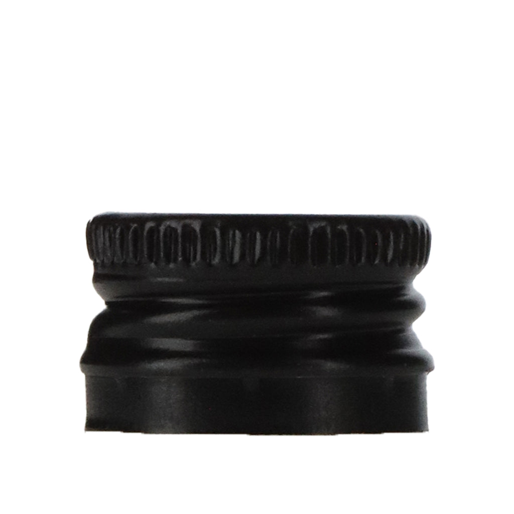 SC Alu PP18/12 schwarz, SR, pre-threaded - Beutel à 100 Stück