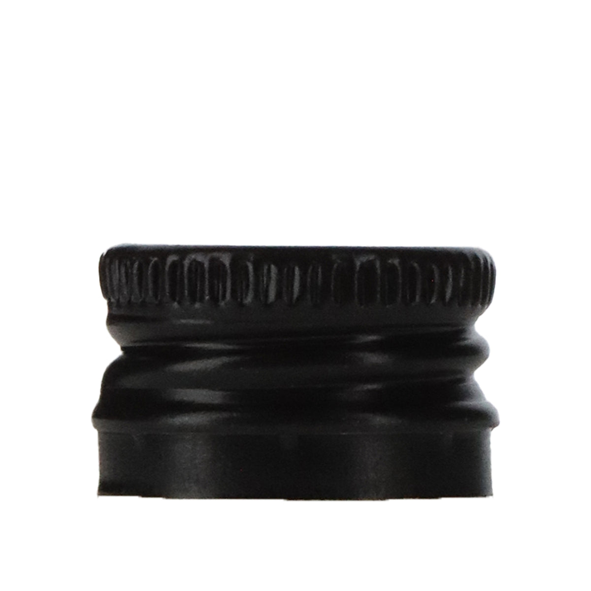 SC Alu PP18/12 schwarz, SR, pre-threaded - Beutel à 100 Stück
