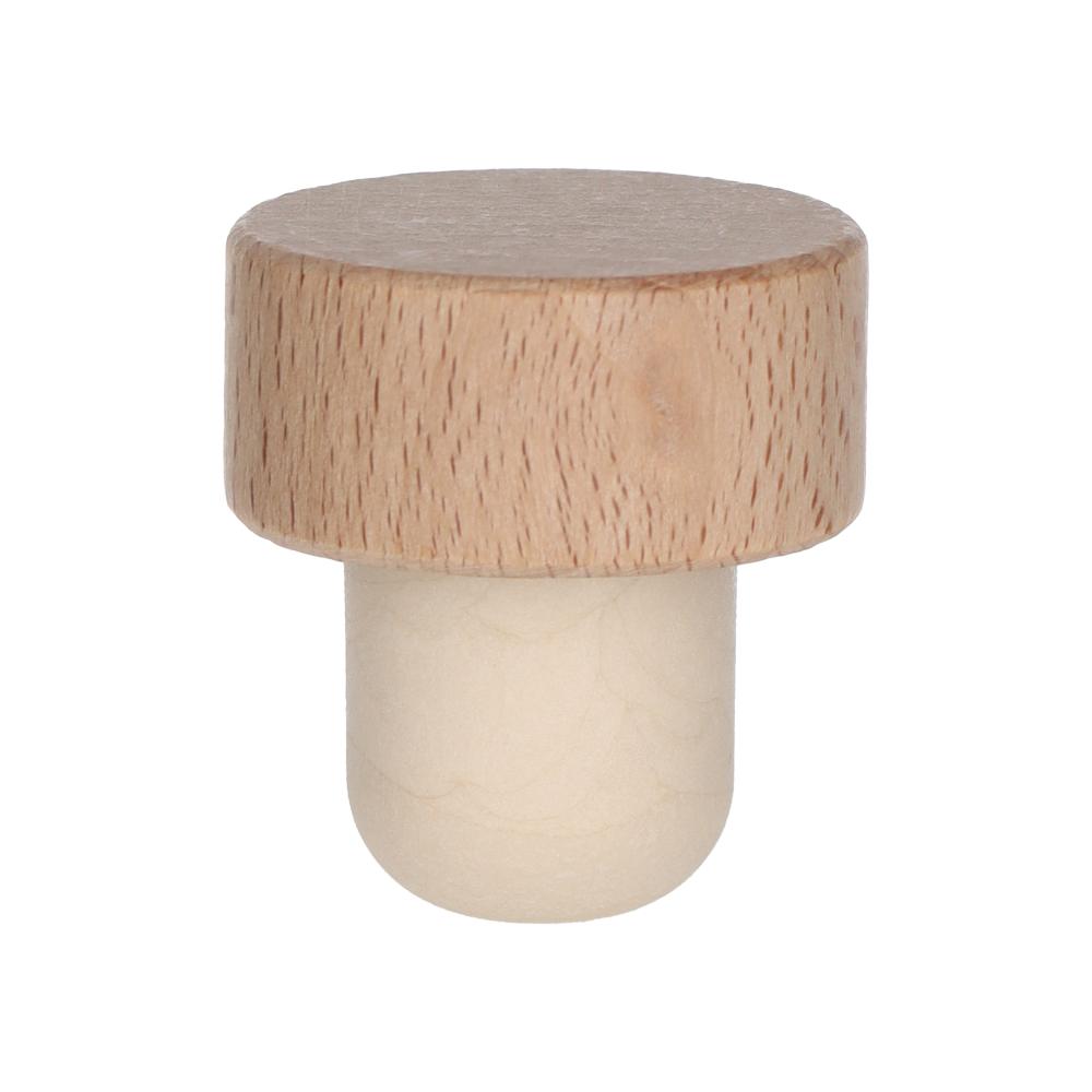 Holzgriffkorken Natur Co-injected 19,5mm - Beutel à 100 Stück