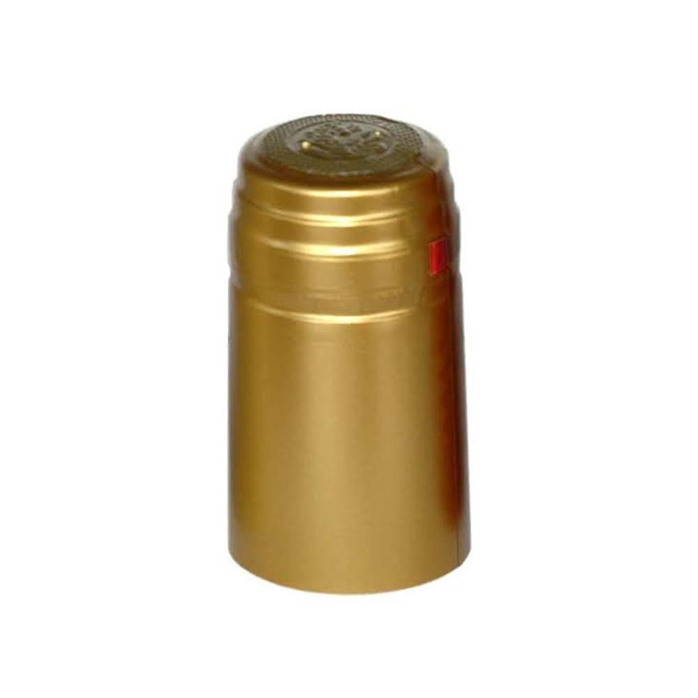 Schrumpfkapsel 31x60 mit Abriss - Farbe: gold - Stange à 55 Stück