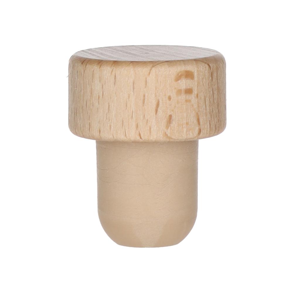 Holzgriffkorken Natur Co-injected 18,5mm - Beutel à 100 Stück