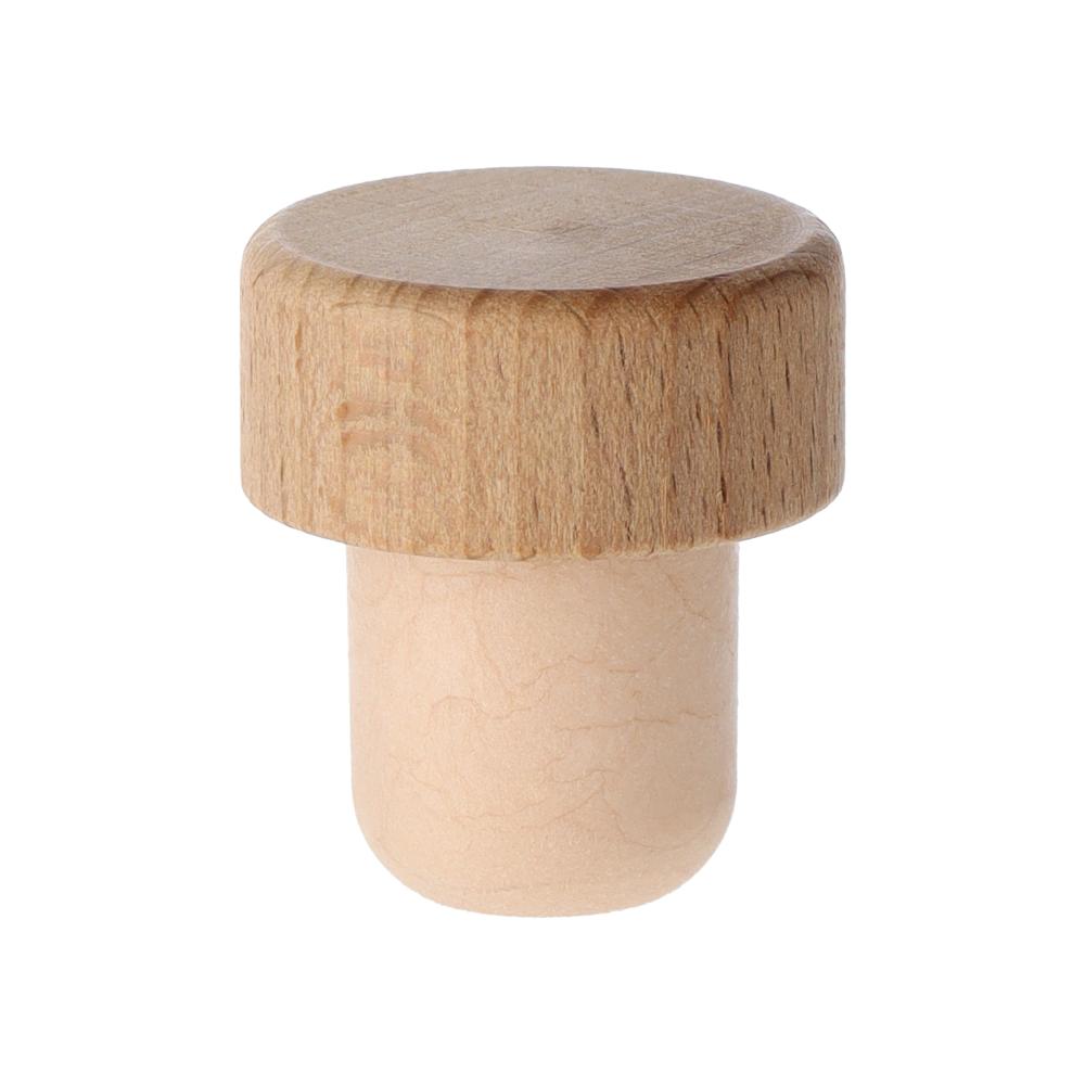 Holzgriffkorken Rustical Co-Injected 19mm - Karton à 2100 Stück