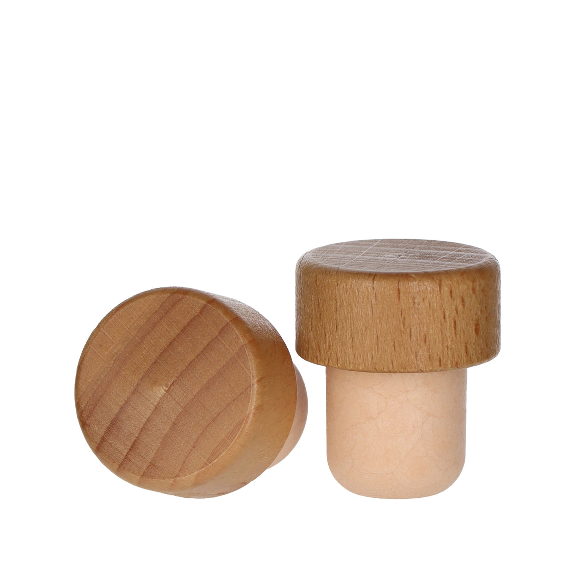 Holzgriffkorken Honey Co-Injected 20mm - Karton à 2200 Stück