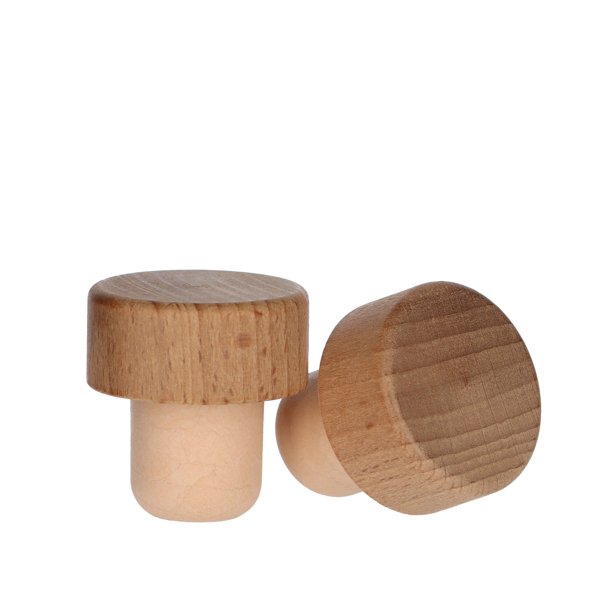 Holzgriffkorken Rustical Co-Injected 20,0mm - Karton à 1700 Stück