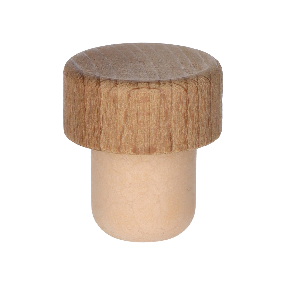 Holzgriffkorken Natur Co-Injected 19,5mm - Karton à 2100 Stück