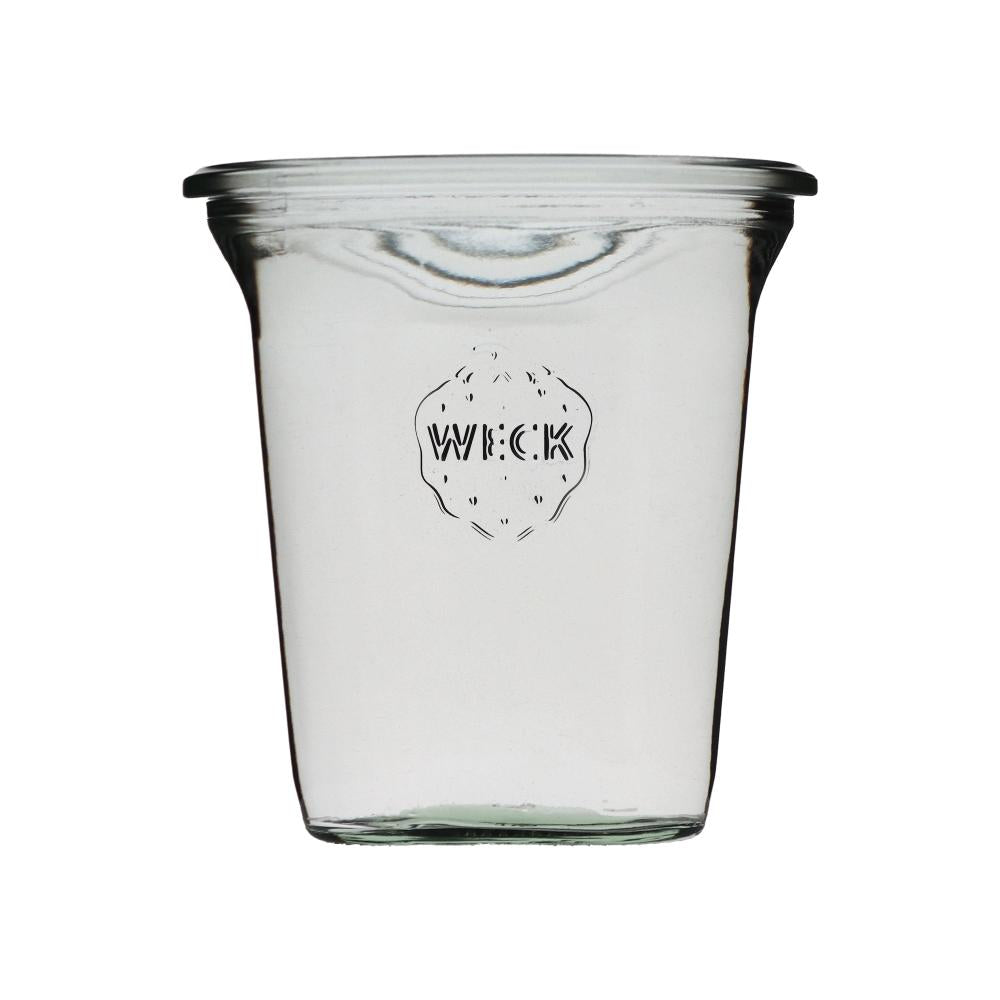 Quadro Glas 545ml weiß RR100 (Weck) - Karton à 21 Stück