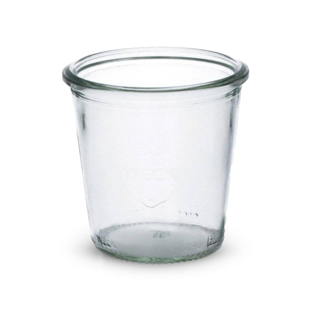 Sturzglas 290ml weiß RR80 (Weck) - Karton à 60 Stück