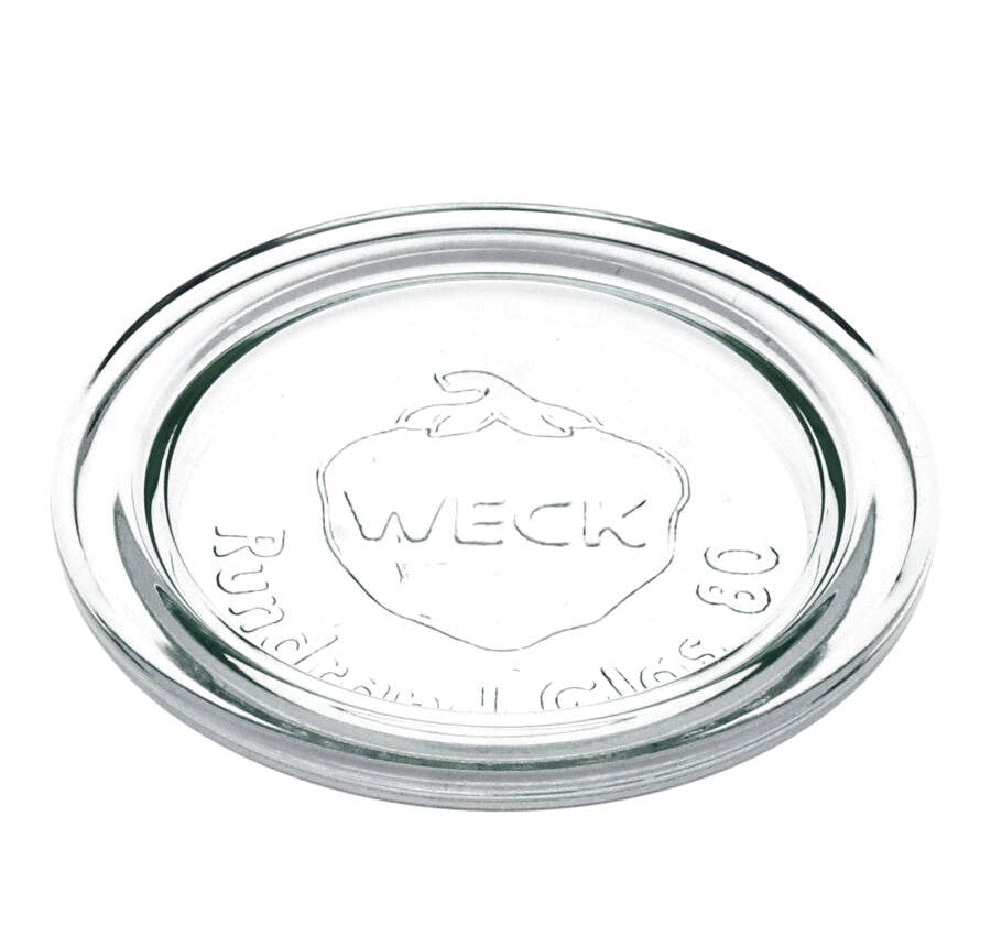 Glasdeckel weiß RR80 - Karton à 120 Stück