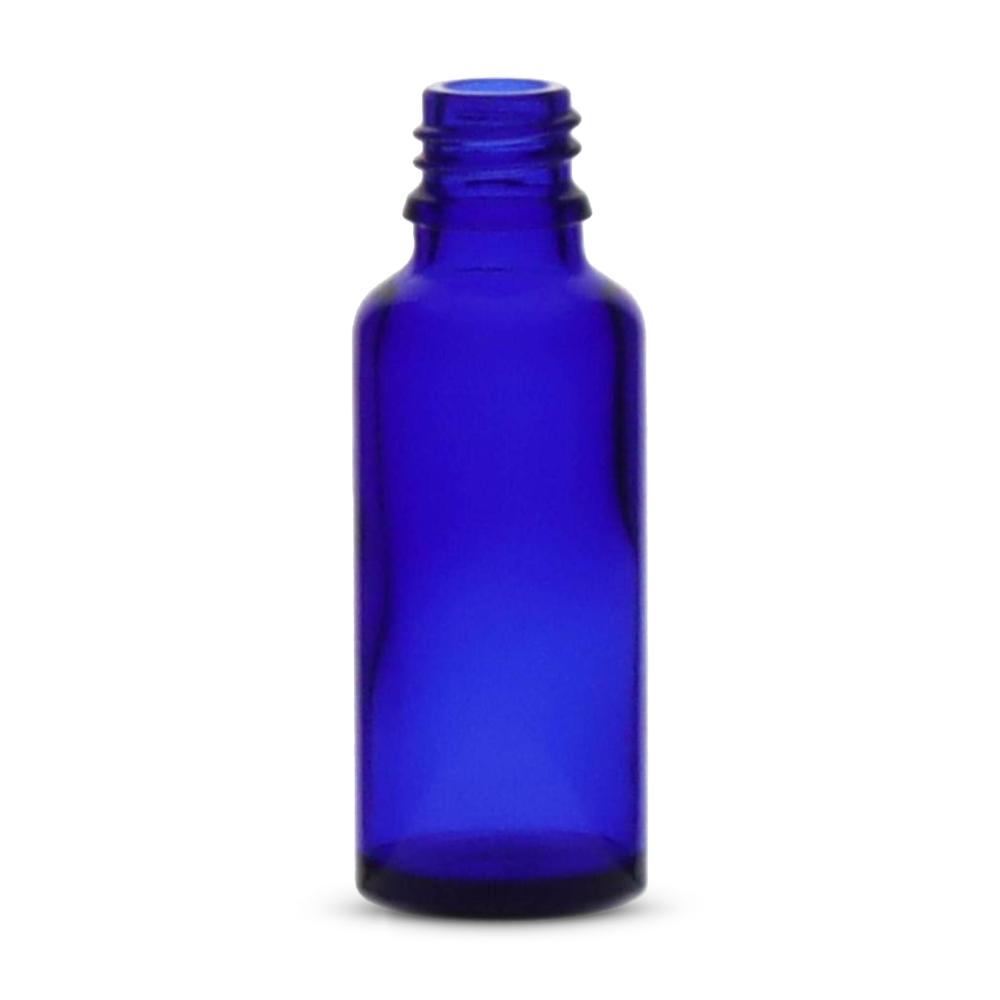Tropfflasche 30ml blau DIN18 - Folienpack à 50 Stück