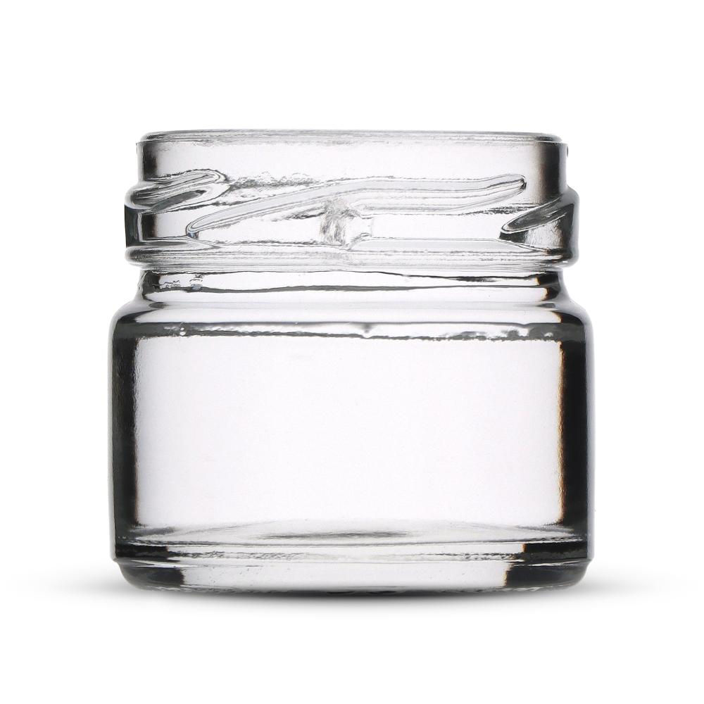 Weithalsglas Cilindrico 30ml weiß TO43 - Karton à 240 Stück