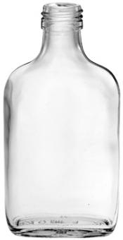 Taschenflasche 200ml weiß PP28 Stück
